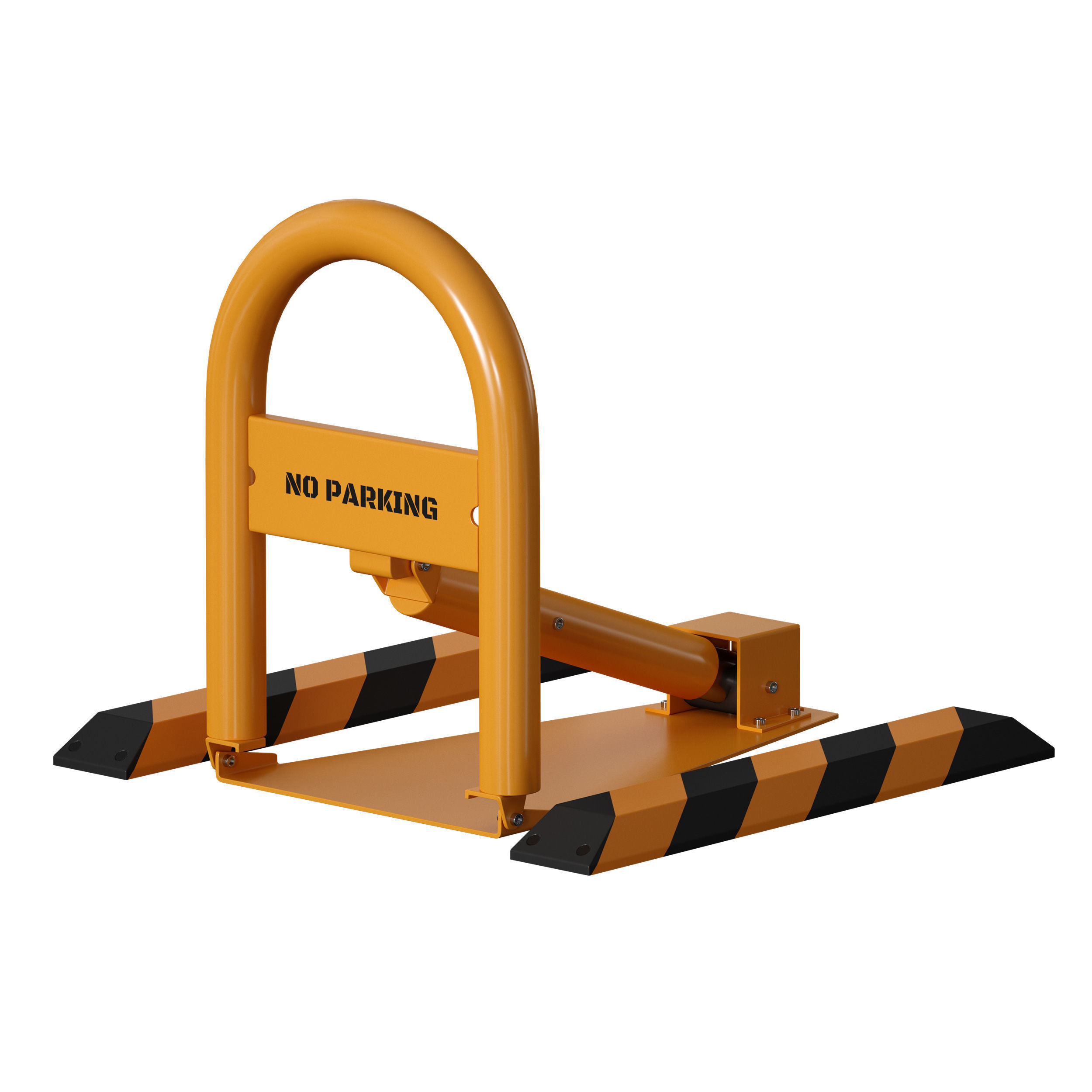Parking barrier fencing parking restrictor 3D model_8