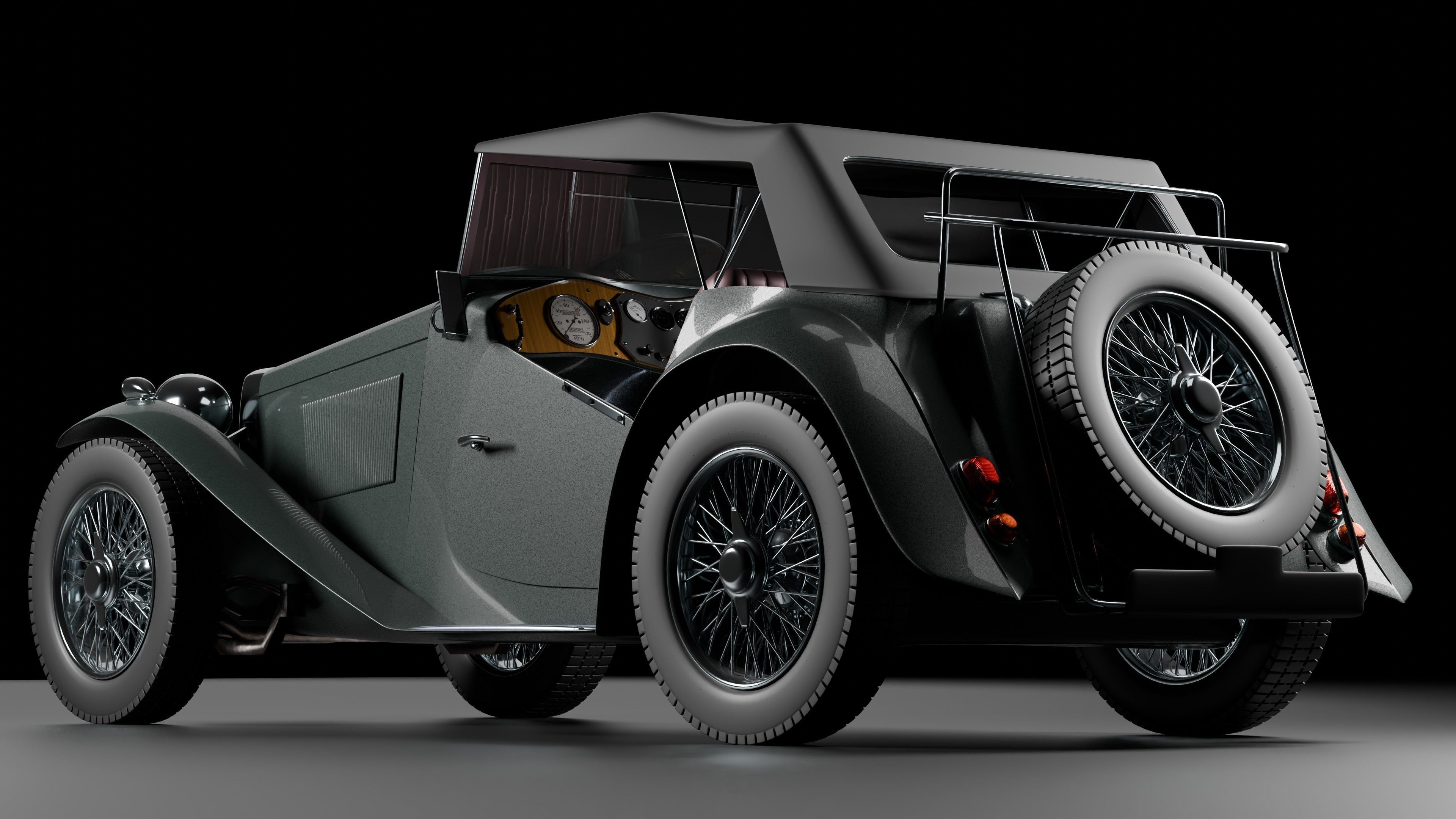 MG T-type Retro 3D model_3