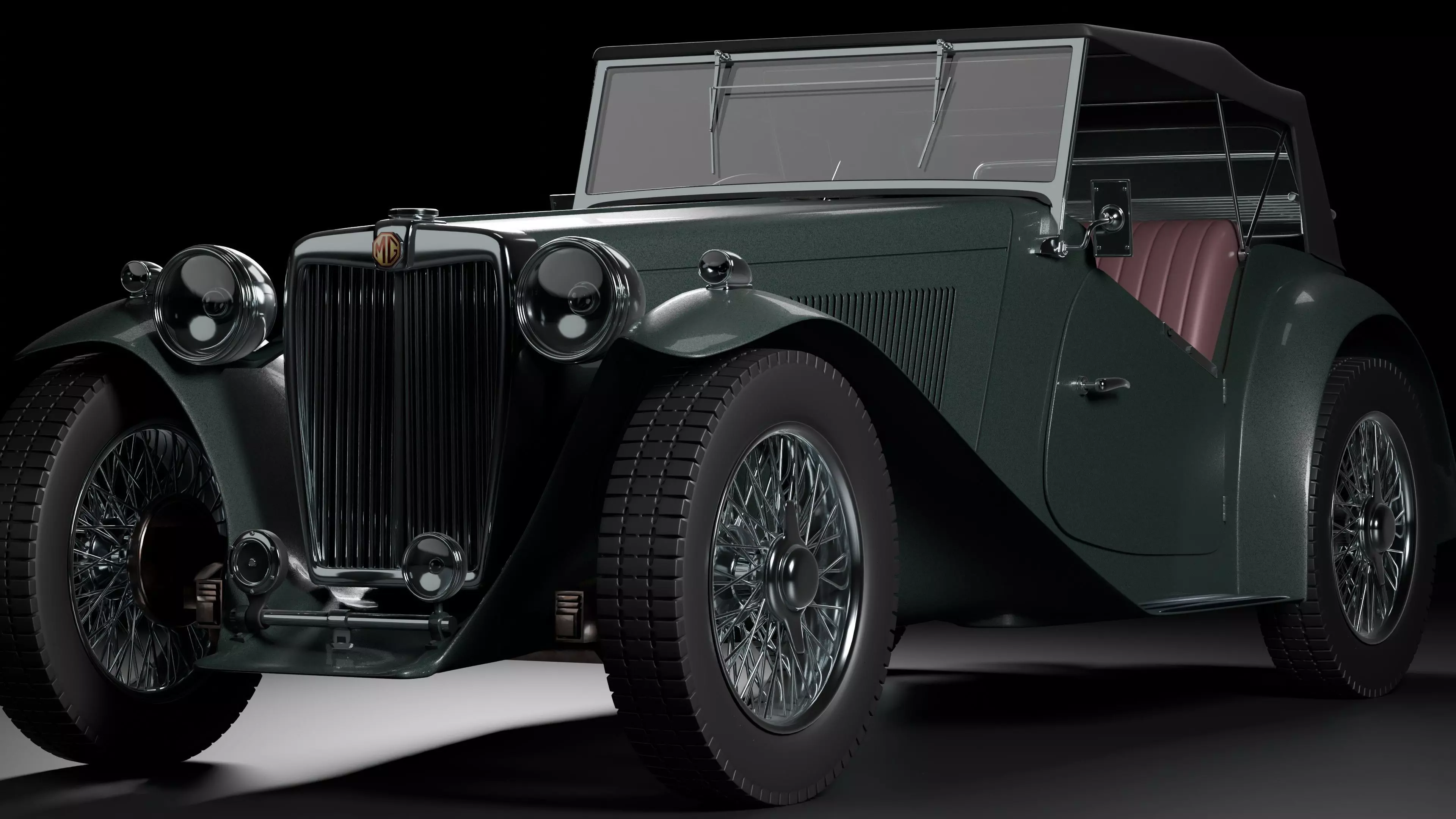 MG T-type Retro 3D model_0