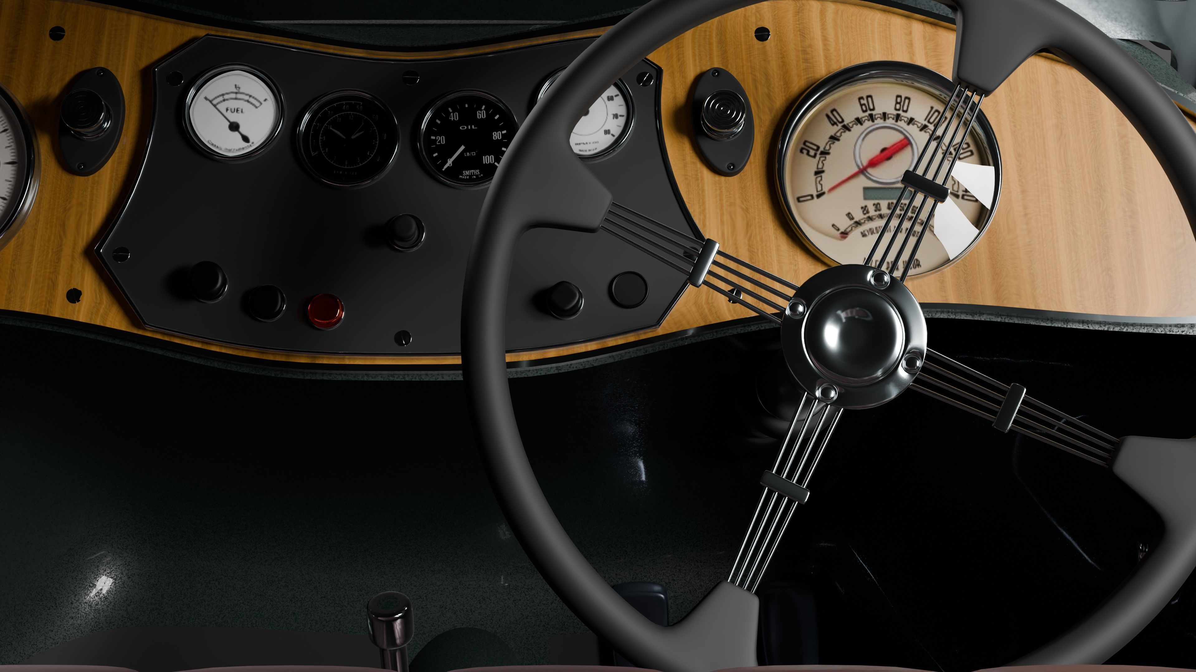 MG T-type Retro 3D model_2