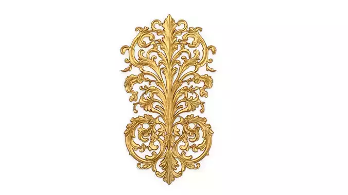 Classic decor ornament carved 44  3D model