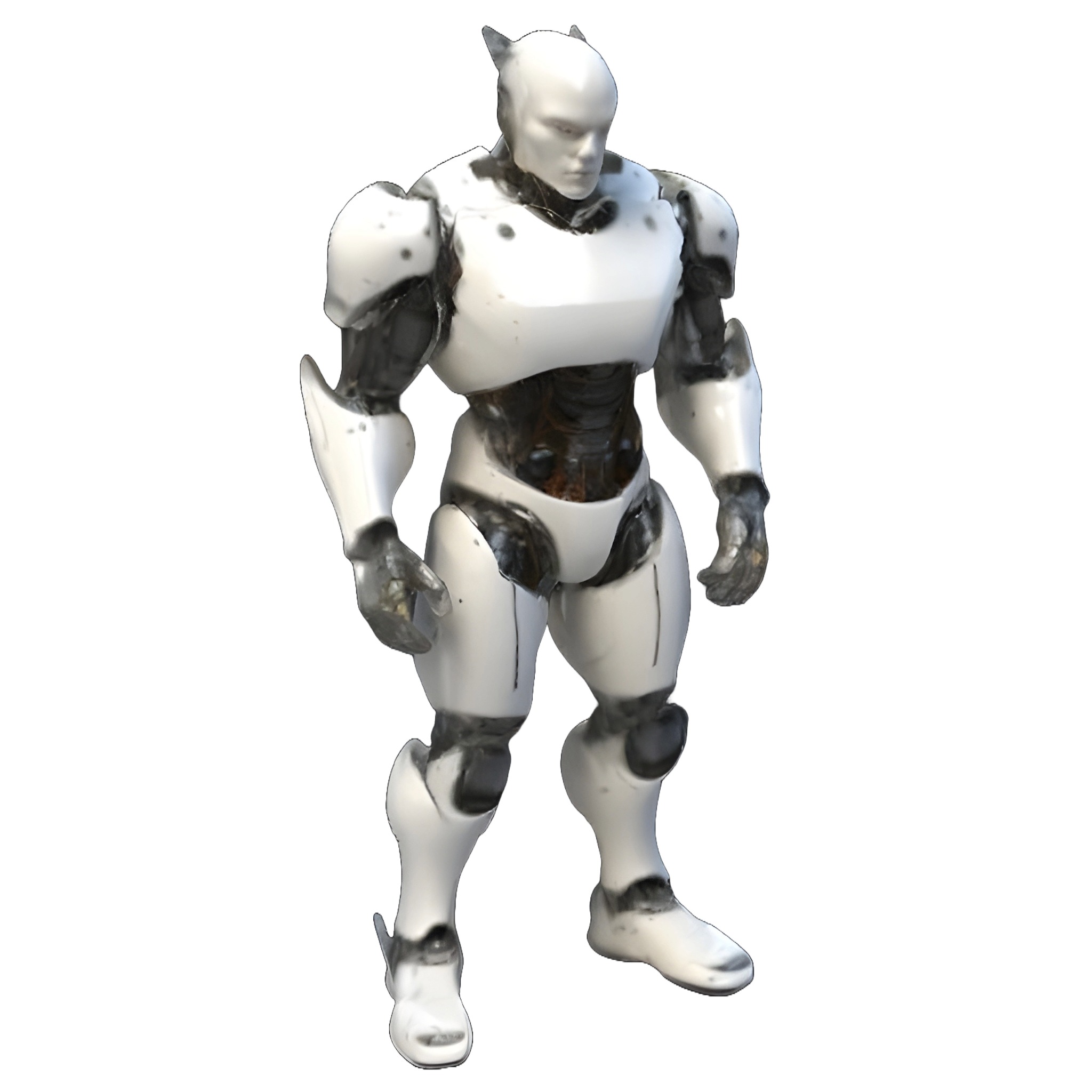 Futuristic Guardians Robot Set 3D print model_1