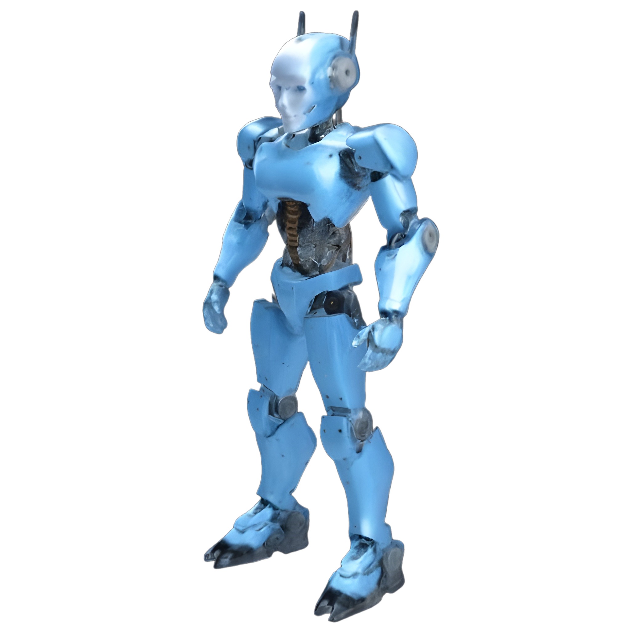 Futuristic Guardians Robot Set 3D print model_2