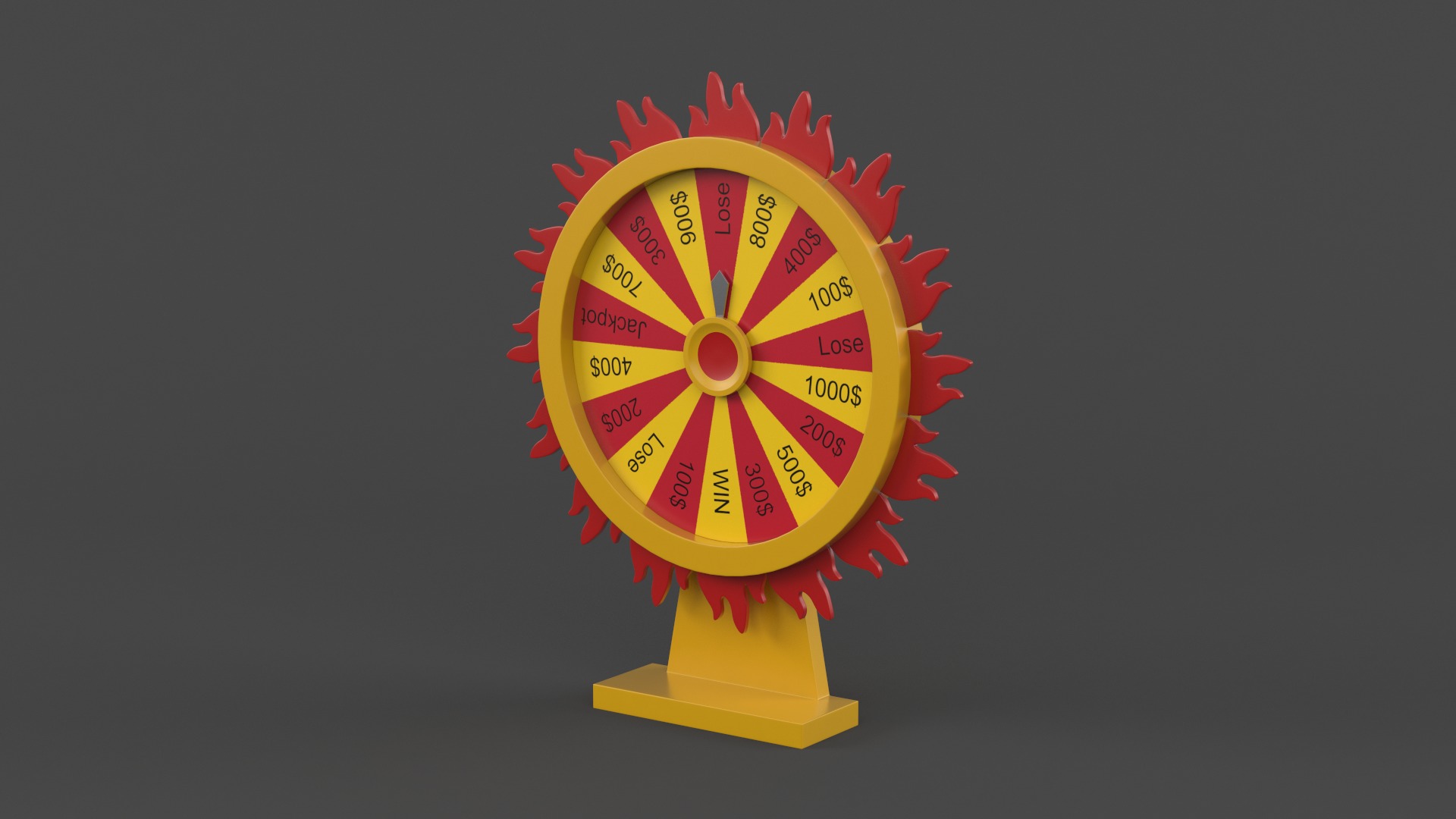 Wheel of Fortune 3D model_2
