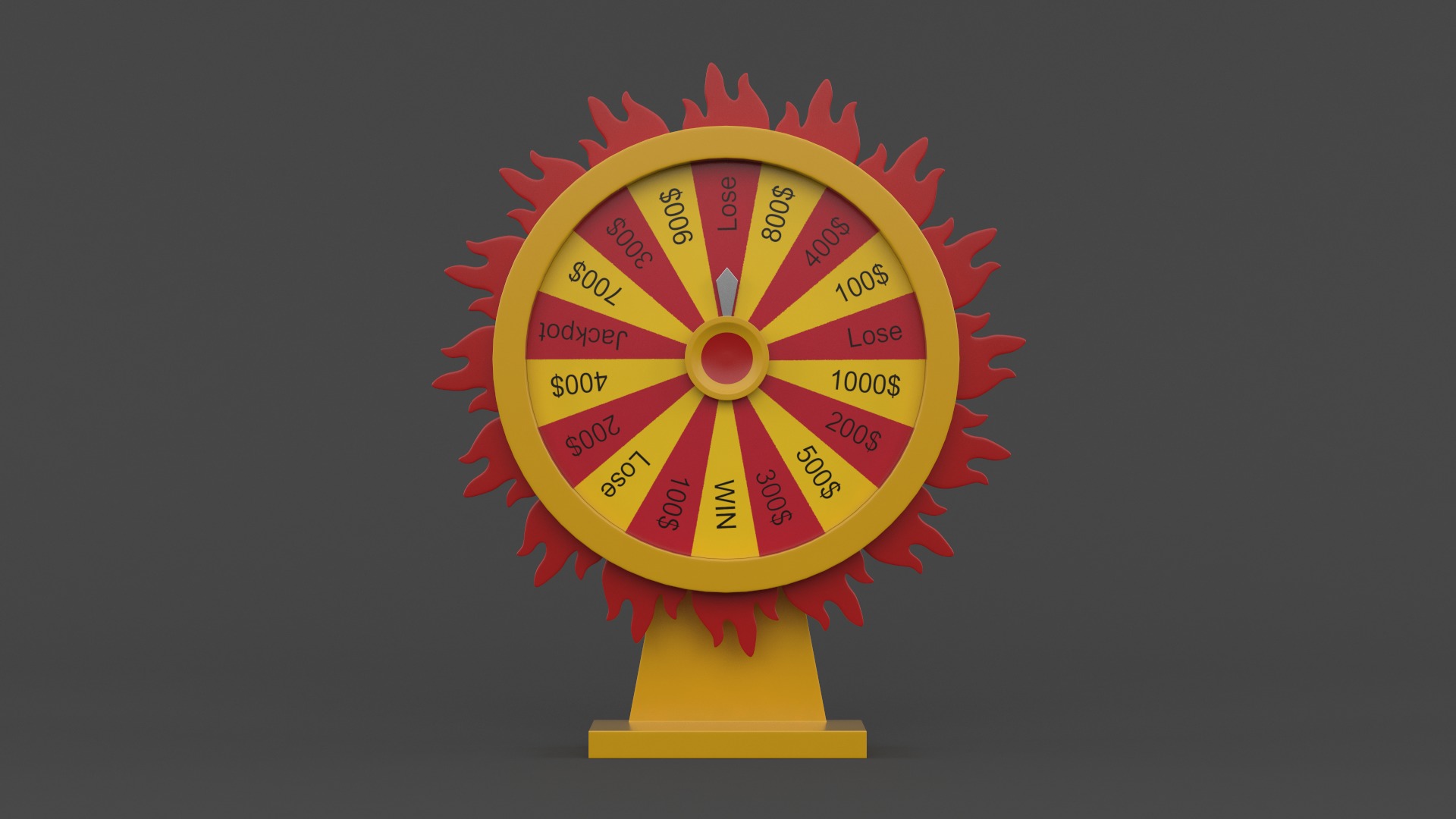 Wheel of Fortune 3D model_1