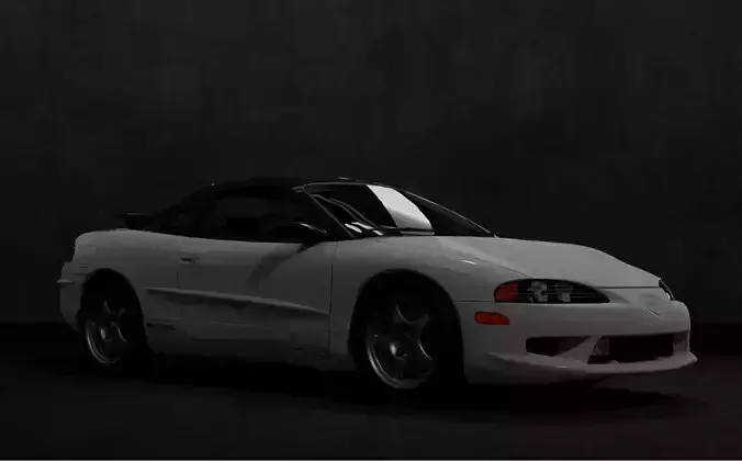 car Talon TSI 1997 Low-poly 3D model