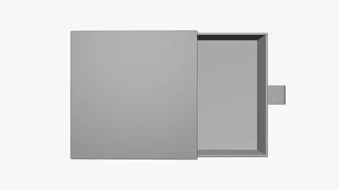 Basic Slide Box - Geometry Only No Textures No Materials