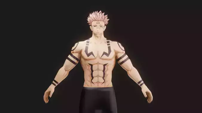 Sukuna 3D model