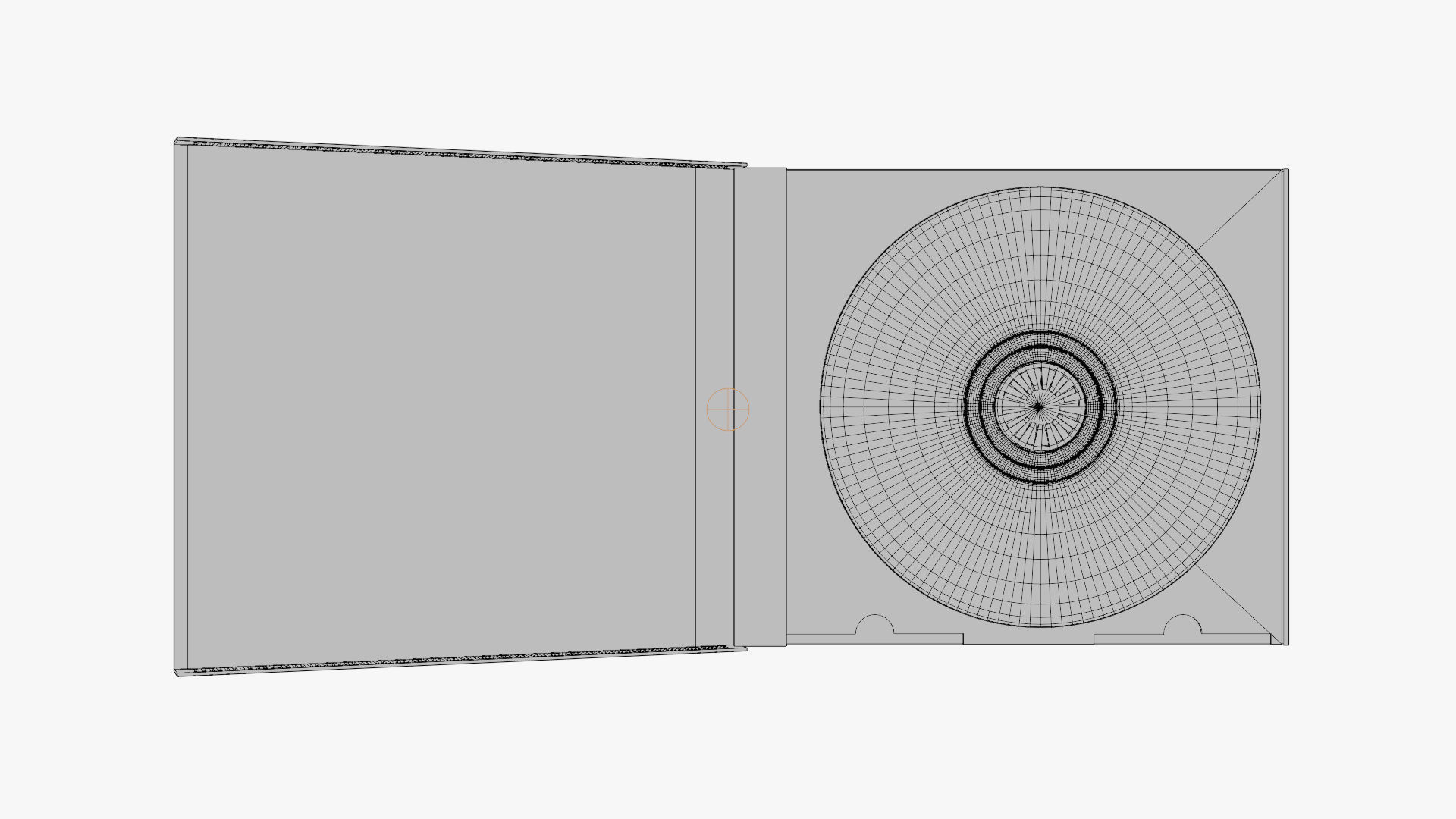 Basic CD Case - Geometry Only No Textures No Materials 3D model_5