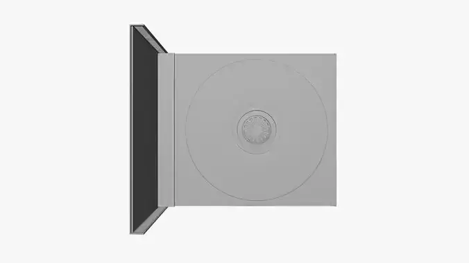 Basic CD Case - Geometry Only No Textures No Materials
