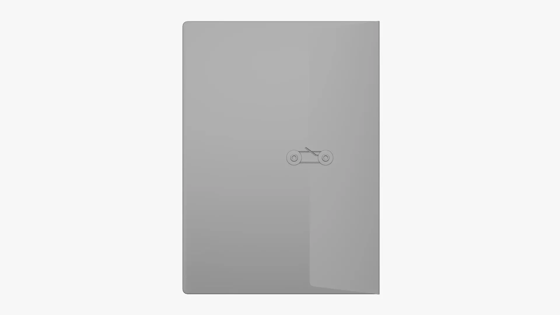 Basic Folder Map - Geometry Only No Textures No Materials 3D model