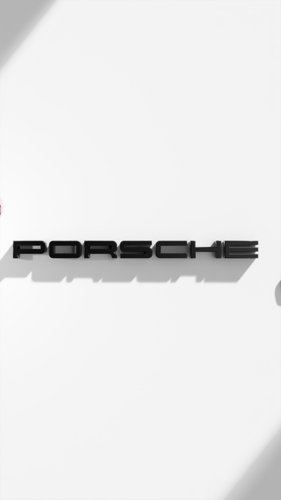 Cinematic Porche Logo Reveal Animation  3D Metallic Intro  3D model_1