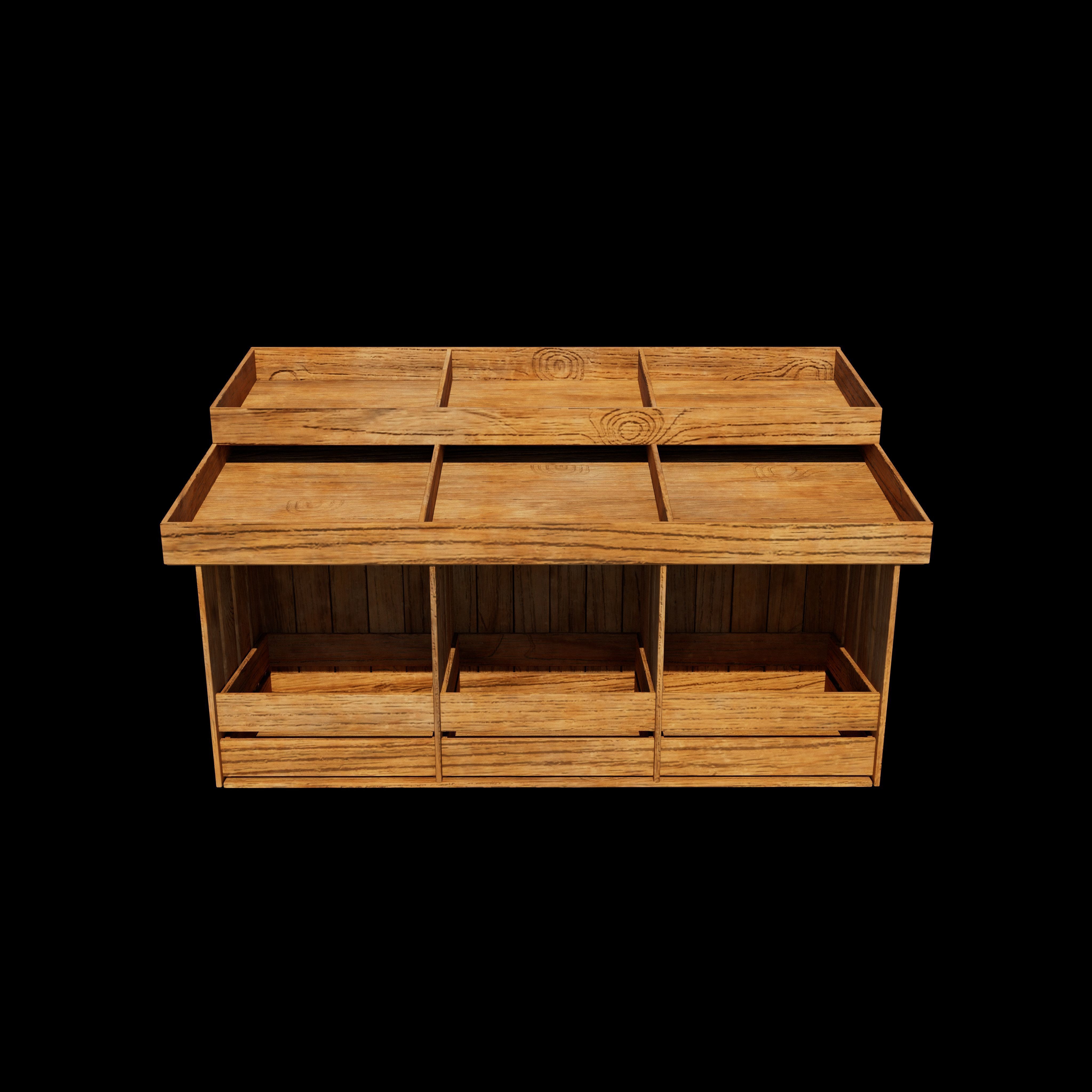 Display Rack Box 3D model_5