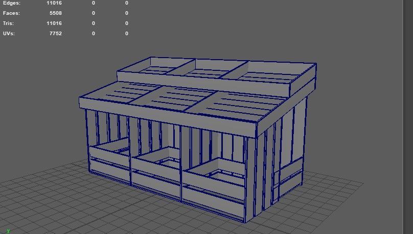 Display Rack Box 3D model_10
