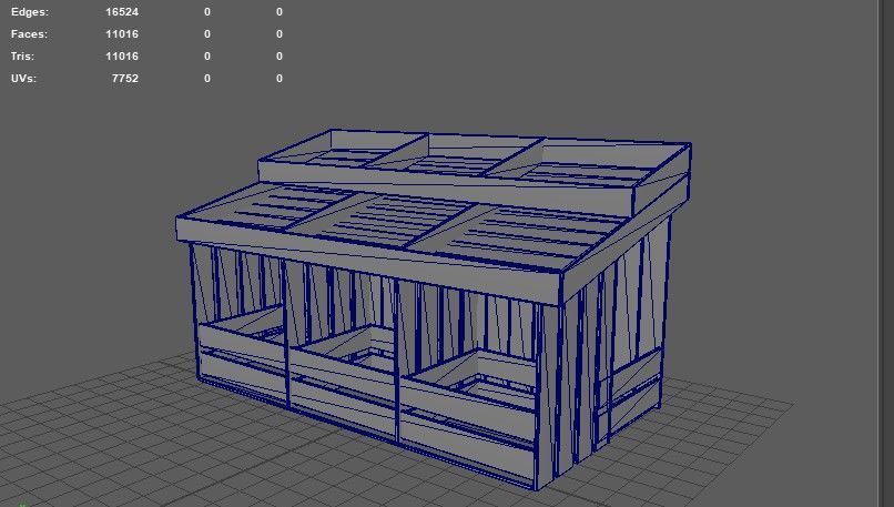 Display Rack Box 3D model_13
