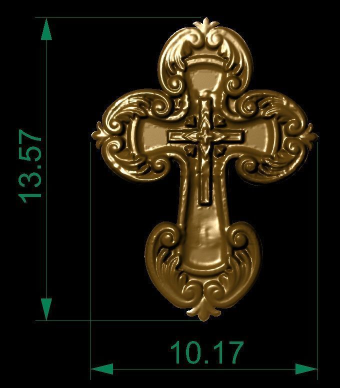 crucifix jesus 3D print model_1