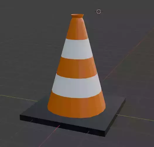 Low Poly Traffic Cone