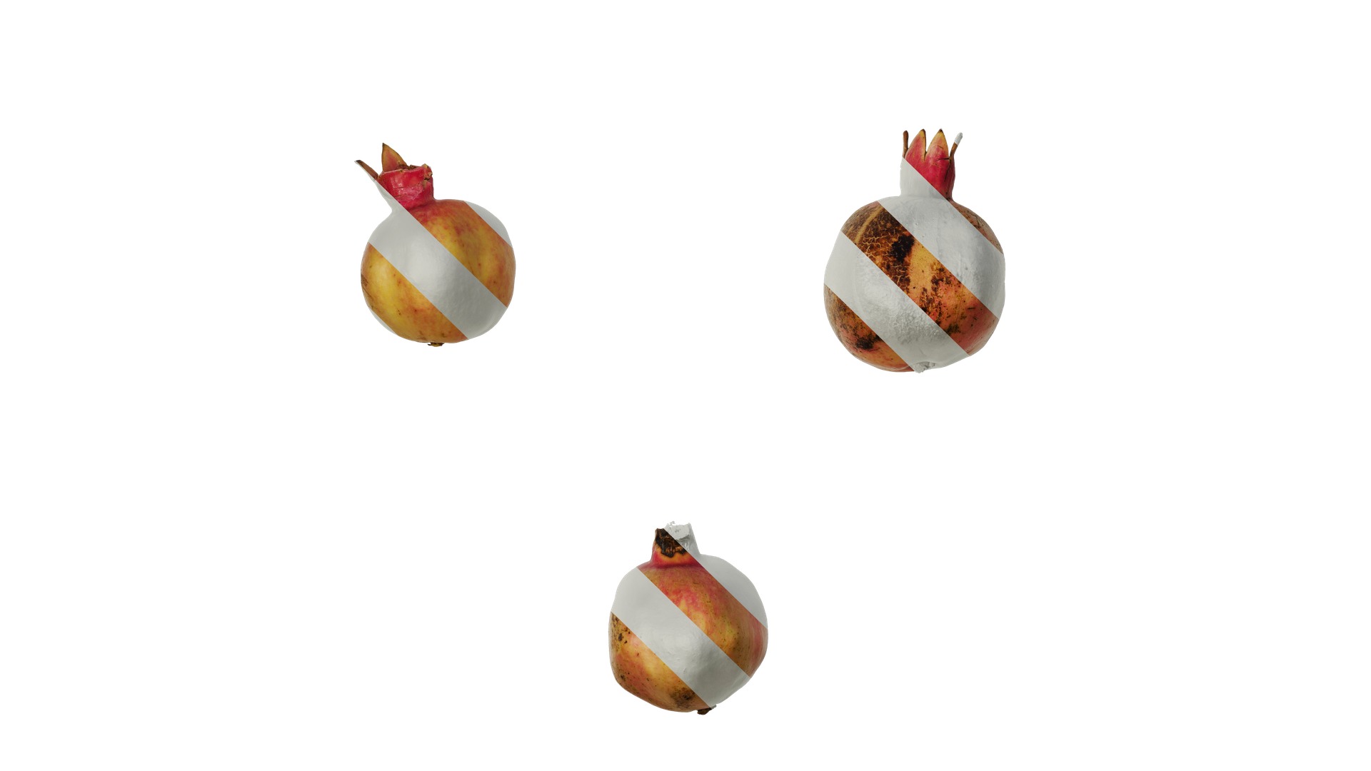 Punica granatum Low-poly 3D model_119