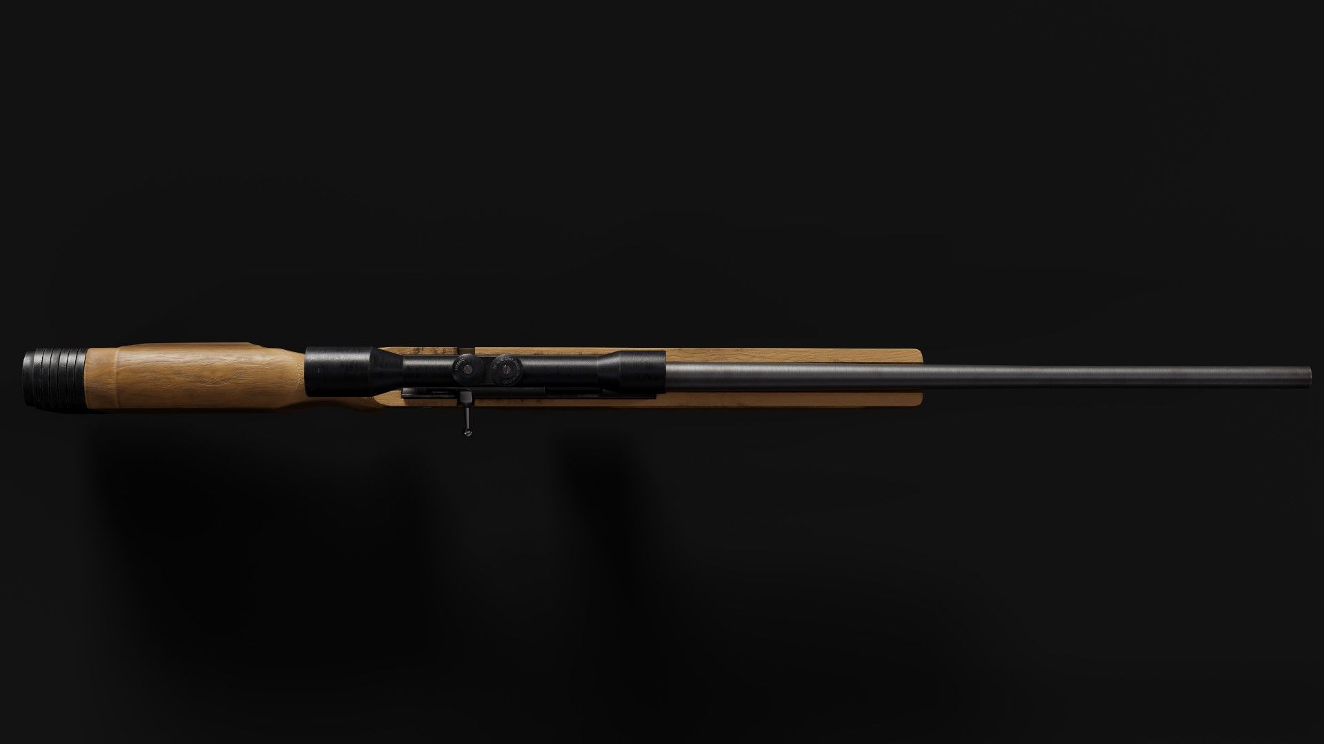 SSG 82 Sniper Rifle Low-poly 3D model_12