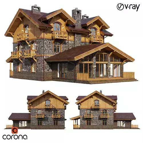 Alpine House 3D model