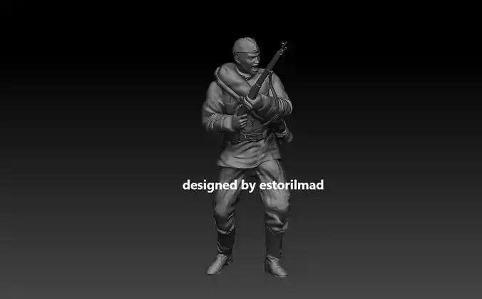 WW2 RUSSIAN INFANTRY SOLDIER STALINGRAD v5