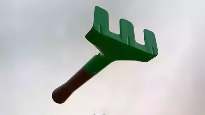 3d model of a rake 3D print model