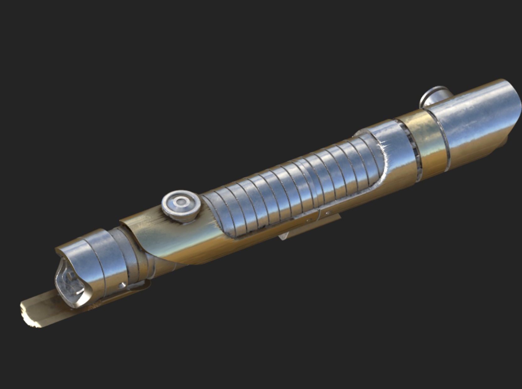 Captain Silvo lightsaber Jod Na Nawood  Skeleton crew   3D print model_22