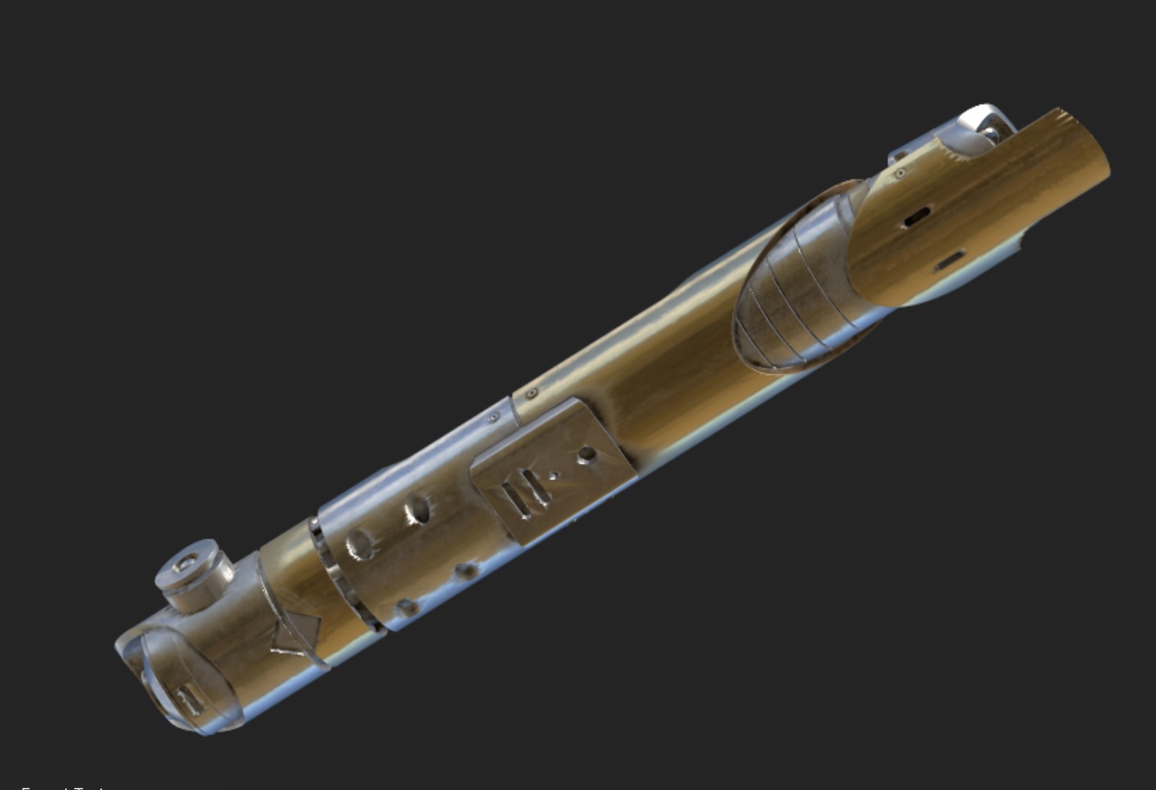 Captain Silvo lightsaber Jod Na Nawood  Skeleton crew   3D print model_16