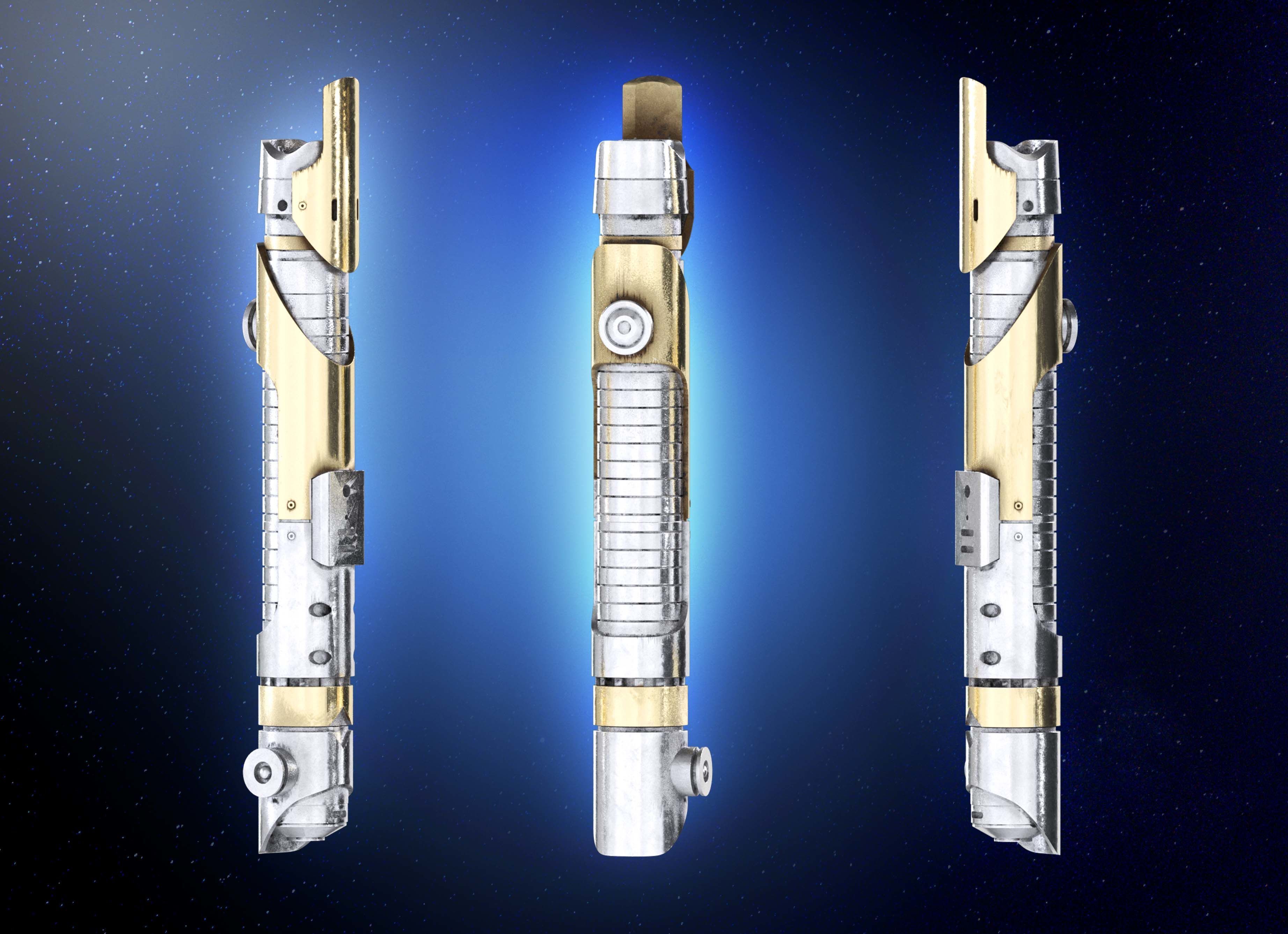 Captain Silvo lightsaber Jod Na Nawood  Skeleton crew   3D print model_1