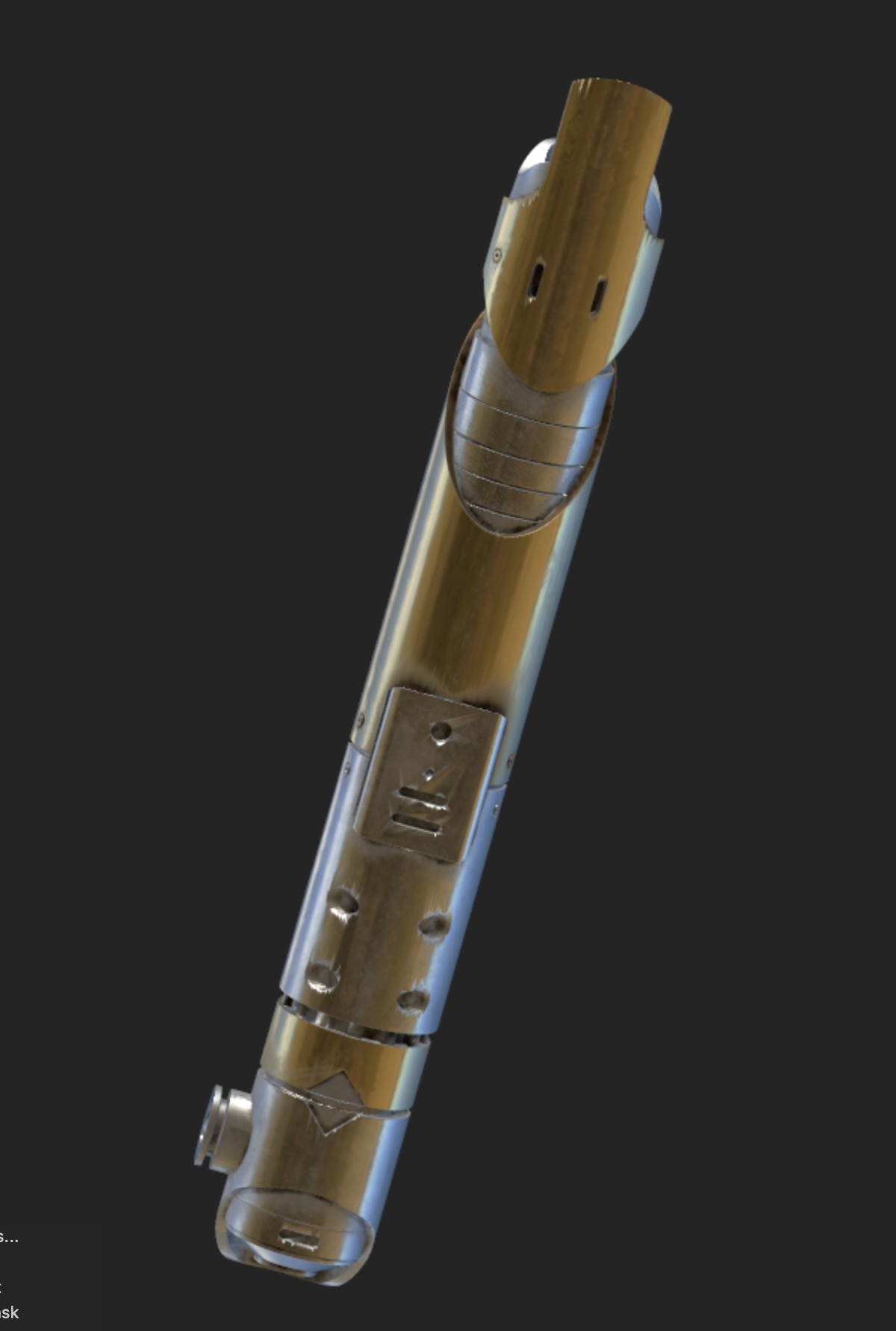 Captain Silvo lightsaber Jod Na Nawood  Skeleton crew   3D print model_18