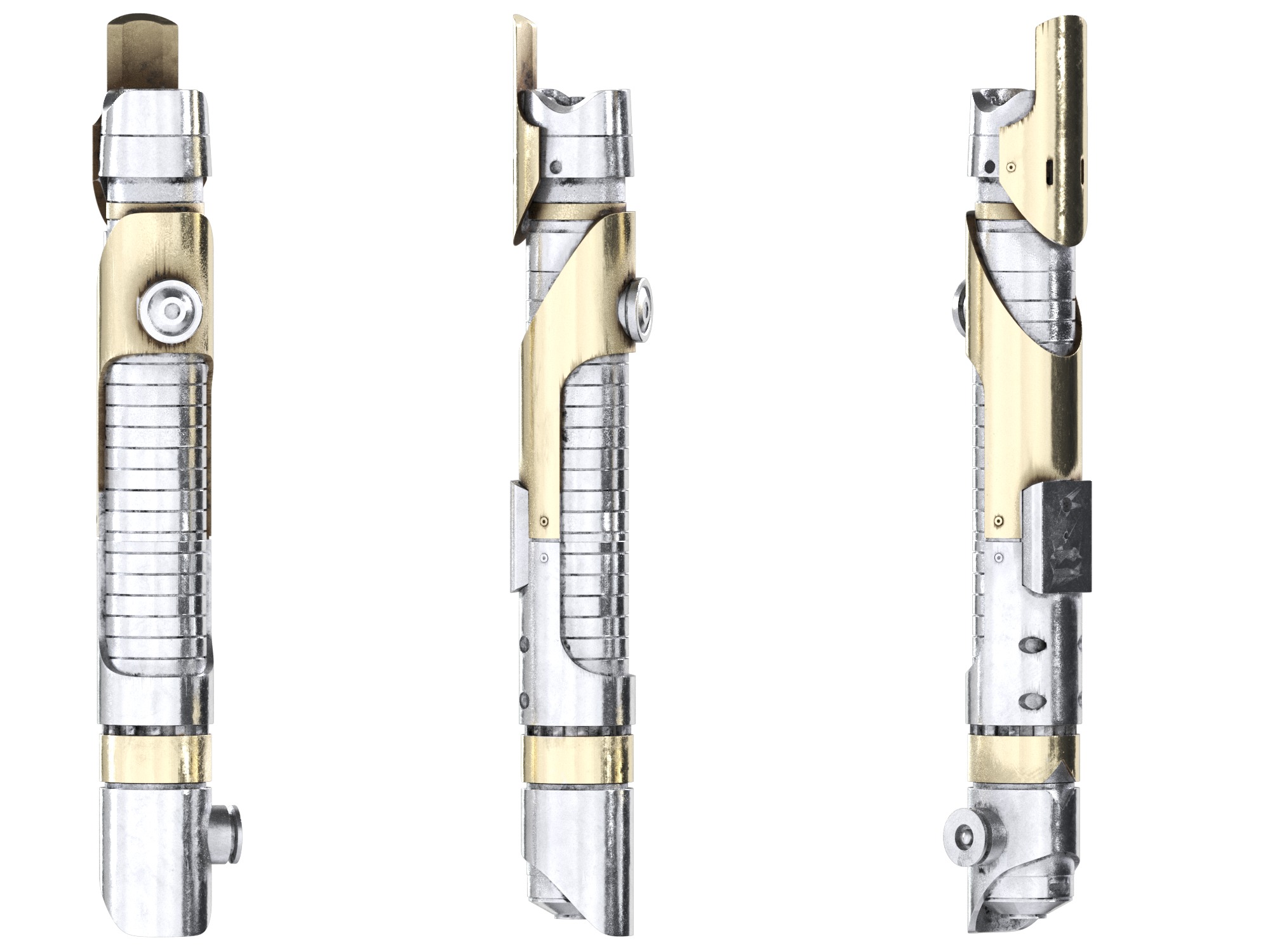 Captain Silvo lightsaber Jod Na Nawood  Skeleton crew   3D print model_2