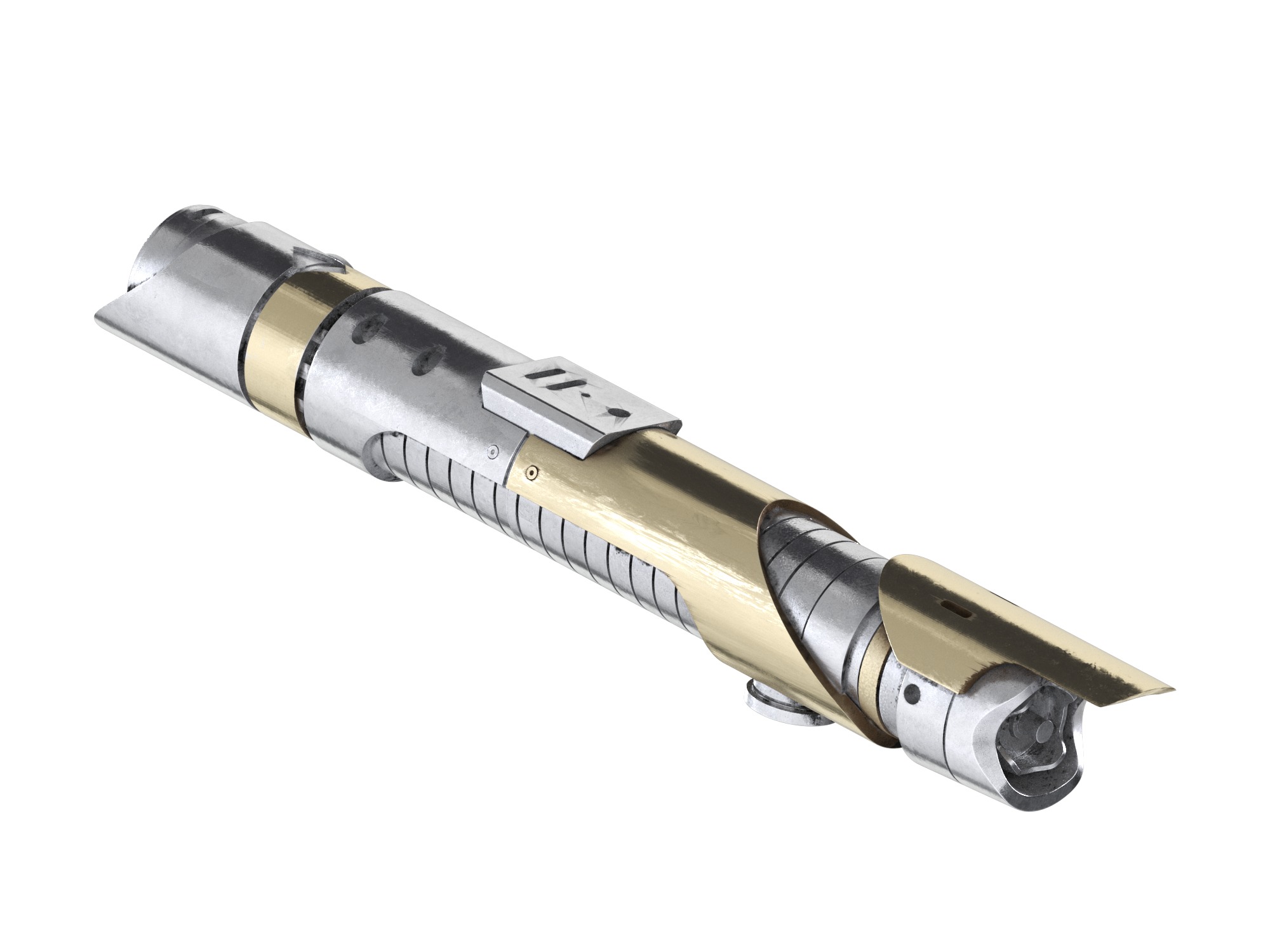 Captain Silvo lightsaber Jod Na Nawood  Skeleton crew   3D print model_5