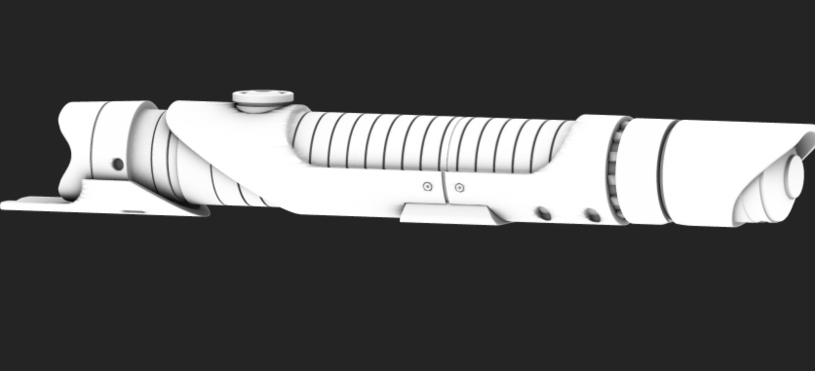 Captain Silvo lightsaber Jod Na Nawood  Skeleton crew   3D print model_25