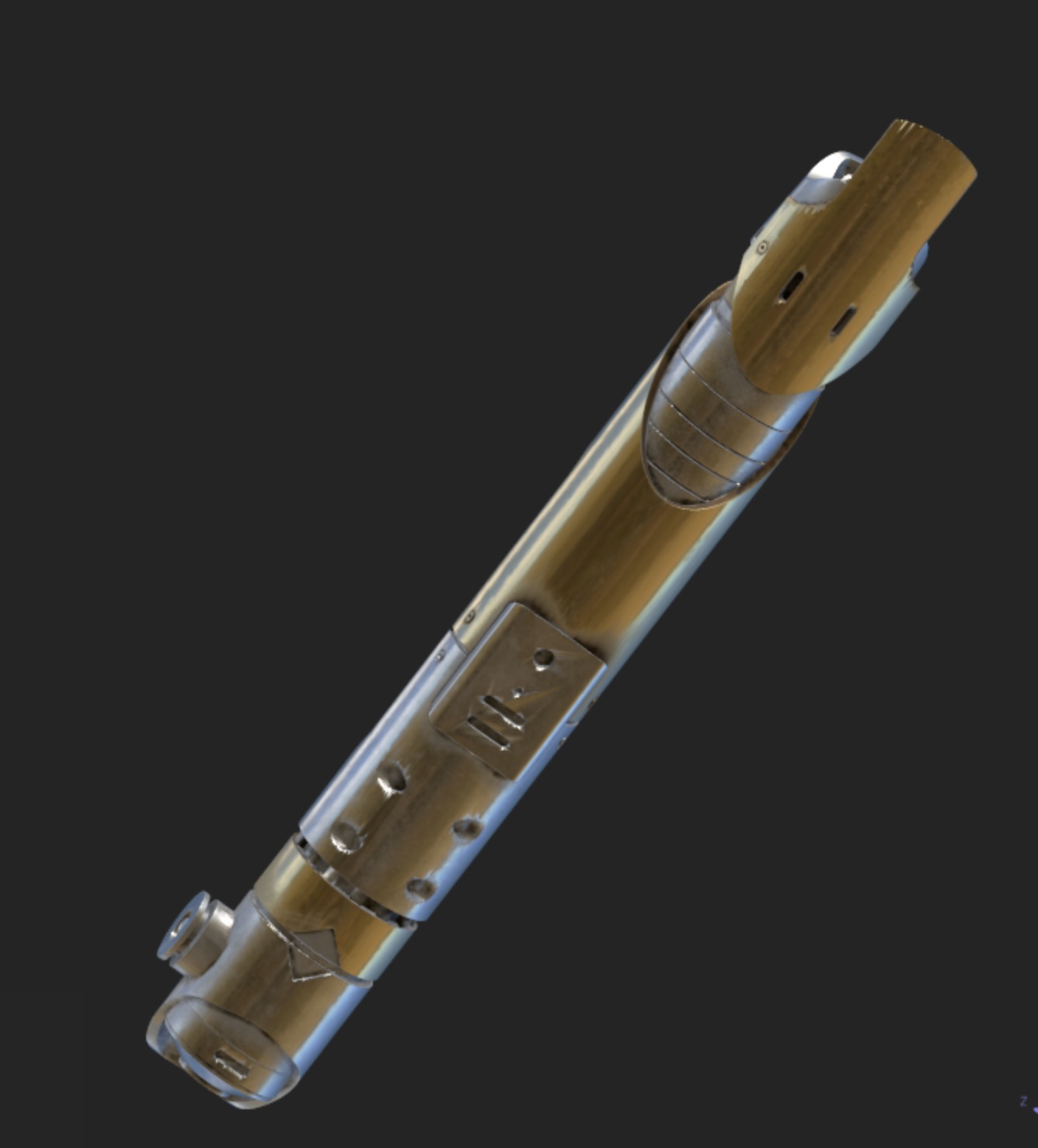 Captain Silvo lightsaber Jod Na Nawood  Skeleton crew   3D print model_17