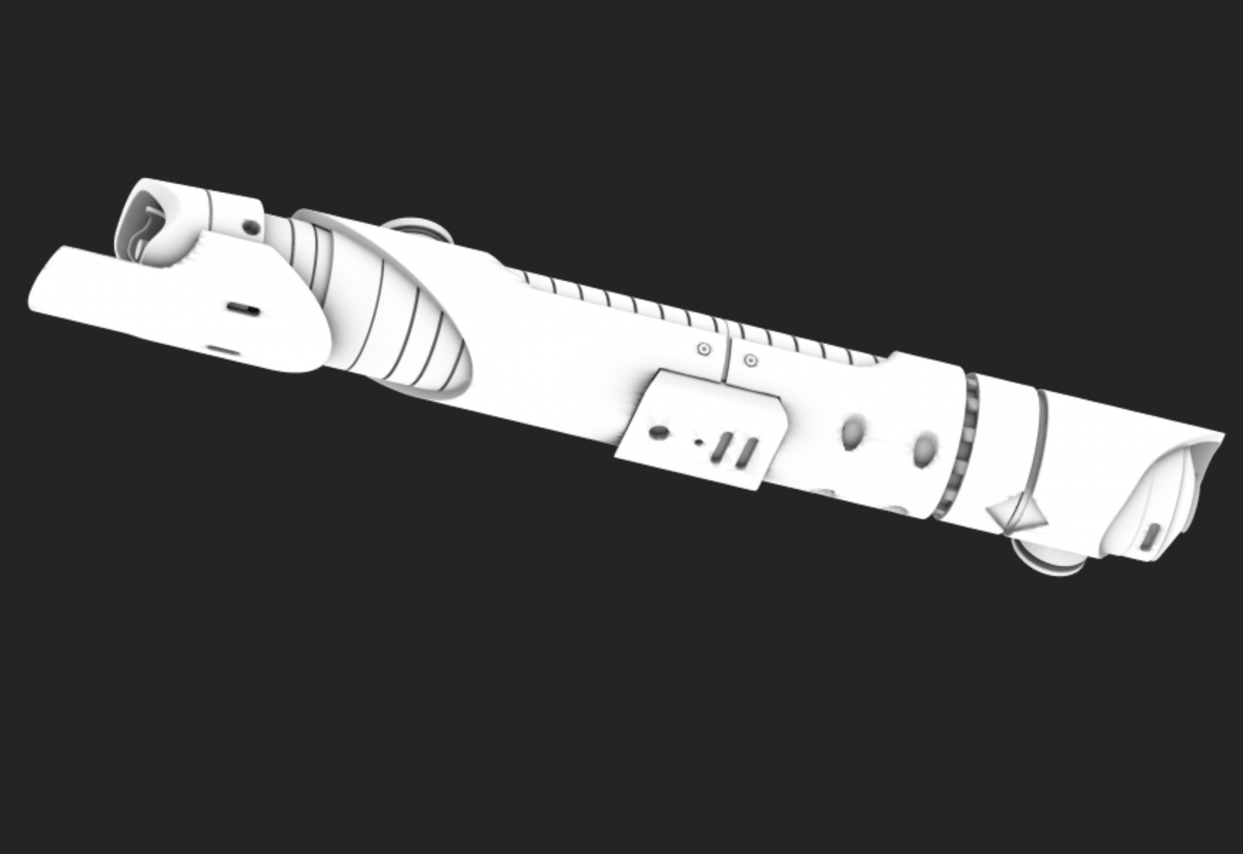 Captain Silvo lightsaber Jod Na Nawood  Skeleton crew   3D print model_26