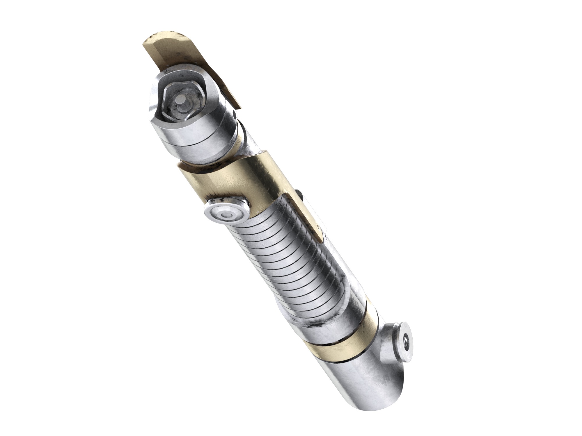 Captain Silvo lightsaber Jod Na Nawood  Skeleton crew   3D print model_11