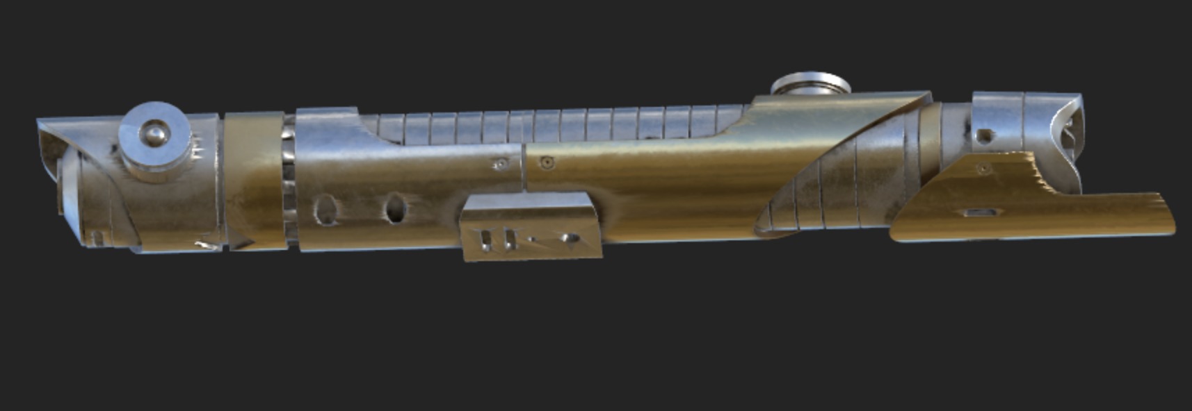 Captain Silvo lightsaber Jod Na Nawood  Skeleton crew   3D print model_15