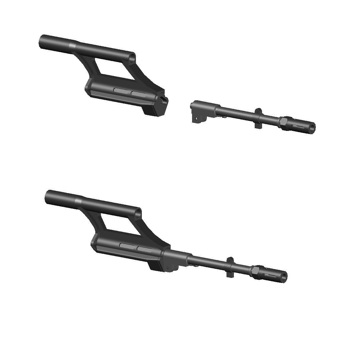 STEYR AUG MINIATURE 3D print model_3