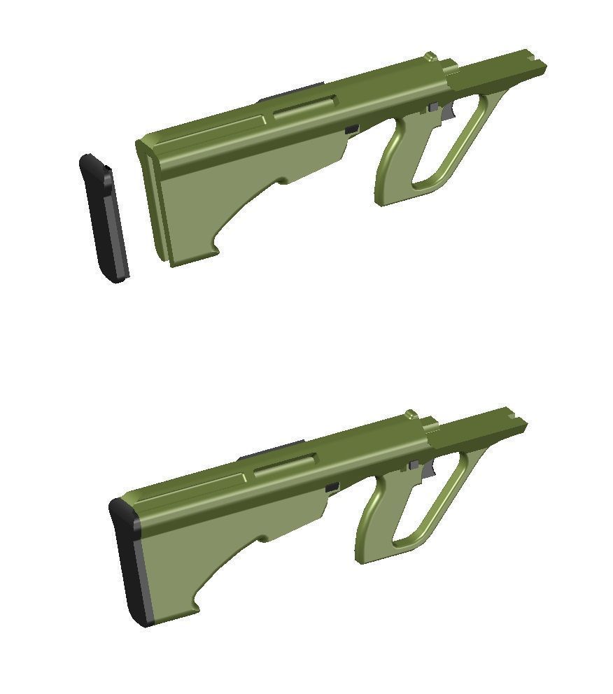 STEYR AUG MINIATURE 3D print model_5