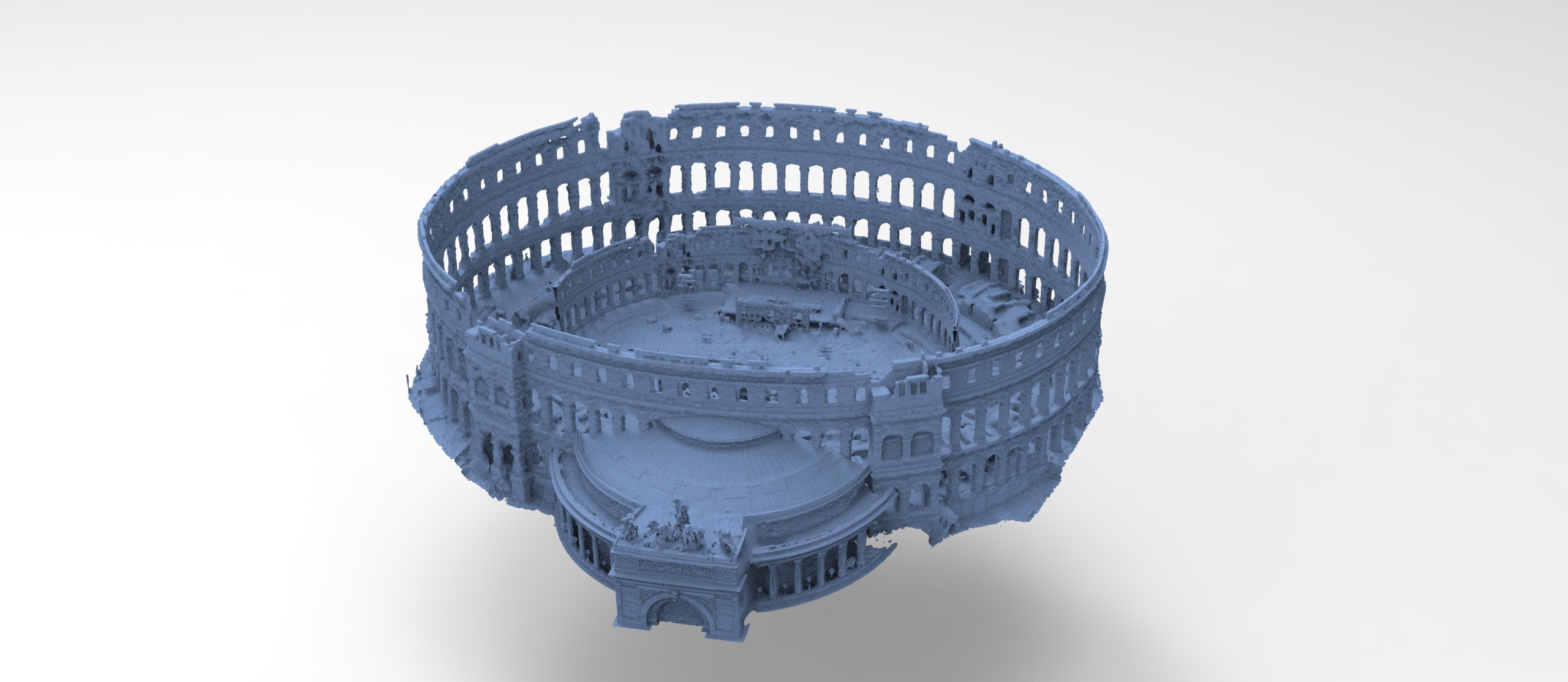 Ancient Rome arena 1 3D model_1