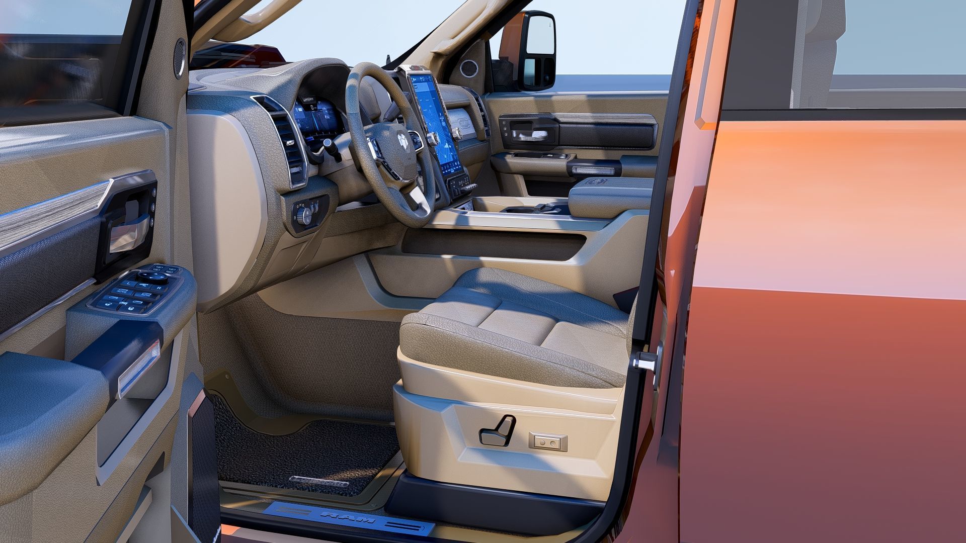 RAM 3500 Longhorn Mega Cab Dually 2024 Refresh 3D model_16