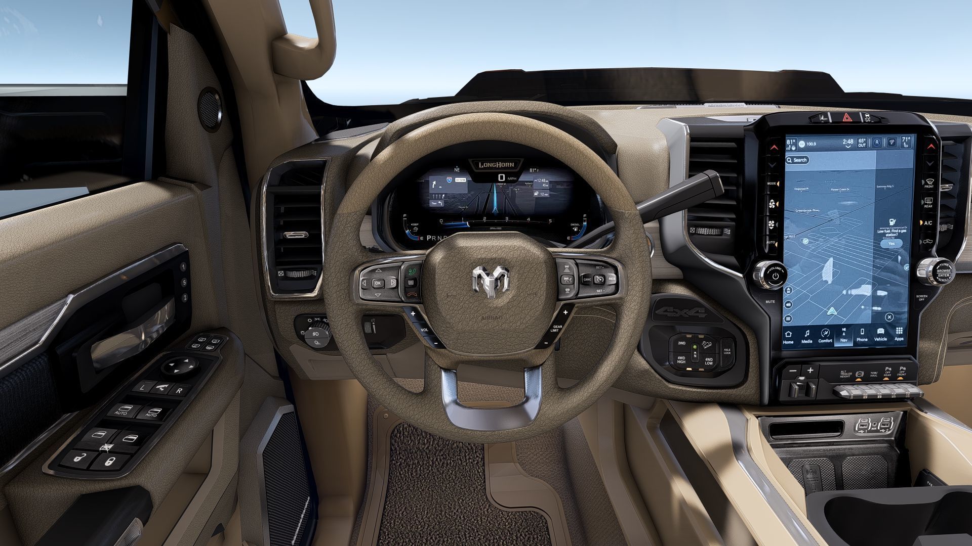 RAM 3500 Longhorn Mega Cab Dually 2024 Refresh 3D model_23