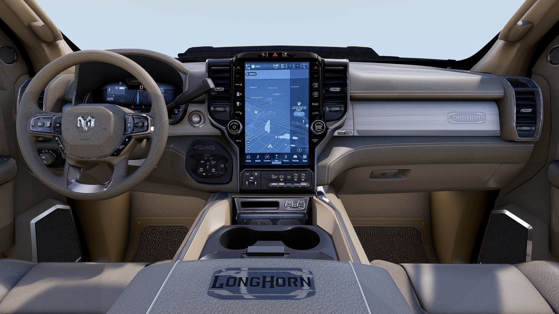 RAM 3500 Longhorn Mega Cab Dually 2024 Refresh 3D model_20