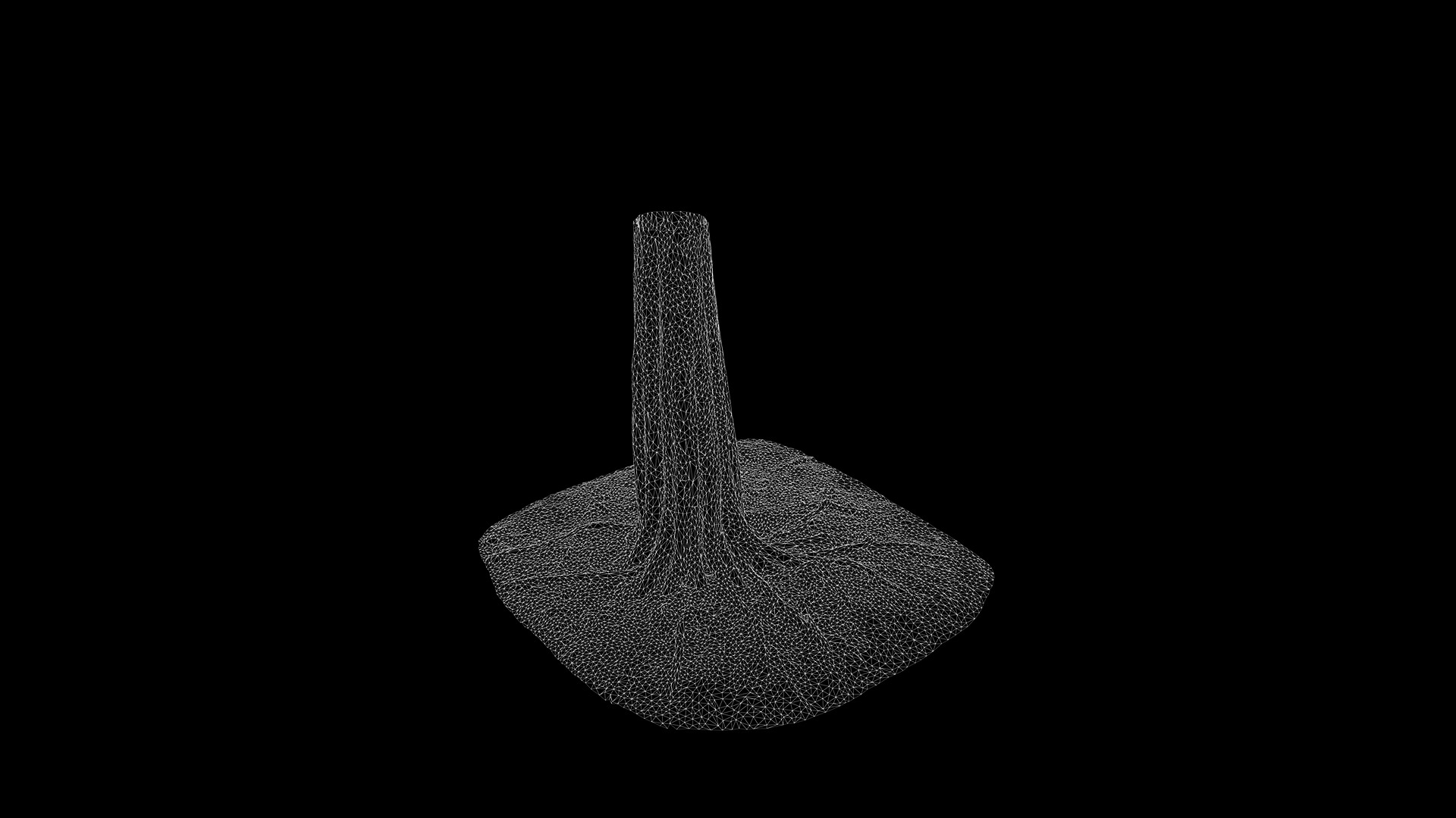 Taxodium ascendens Low-poly 3D model_91