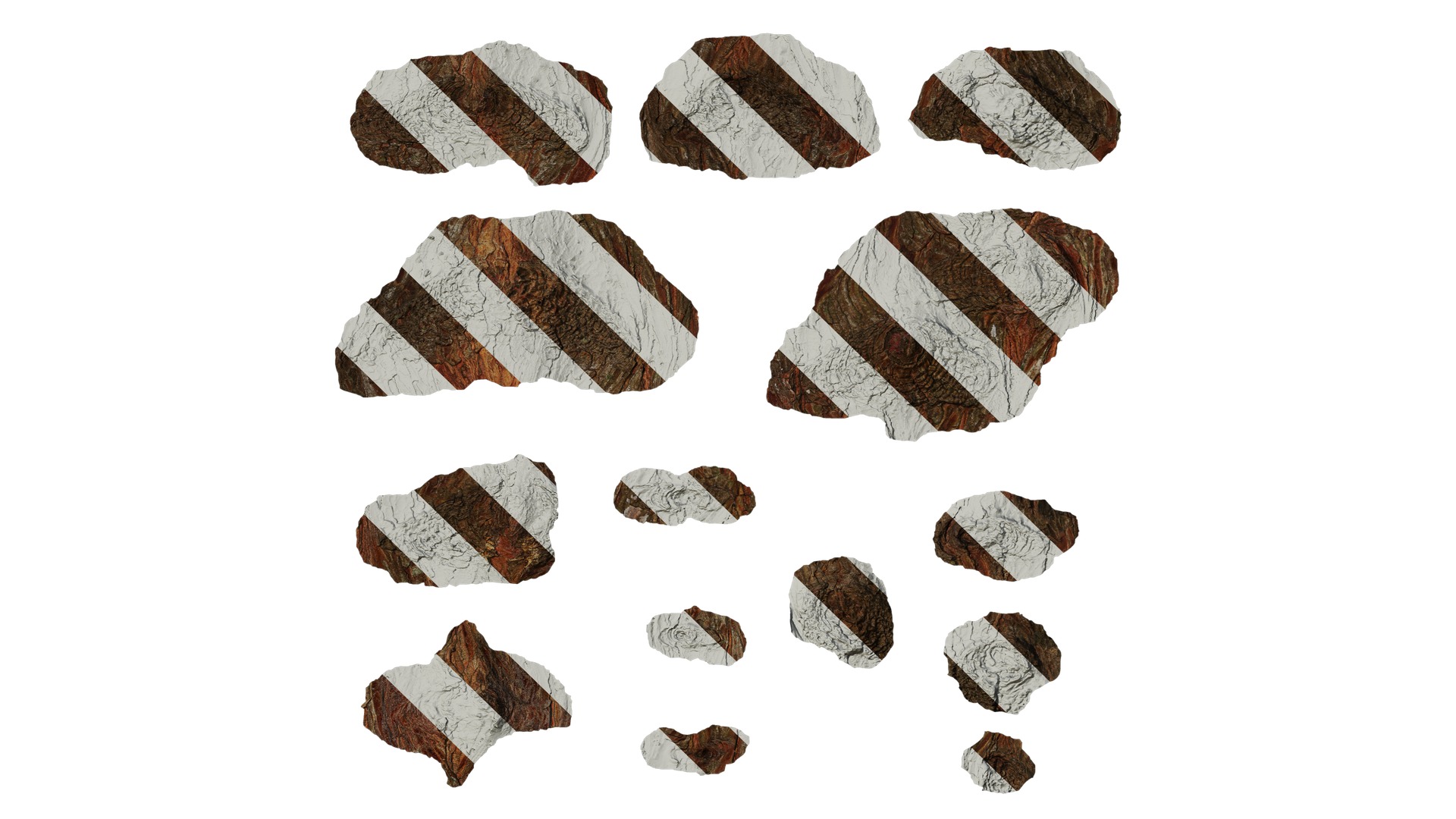 Taxodium ascendens Low-poly 3D model_61