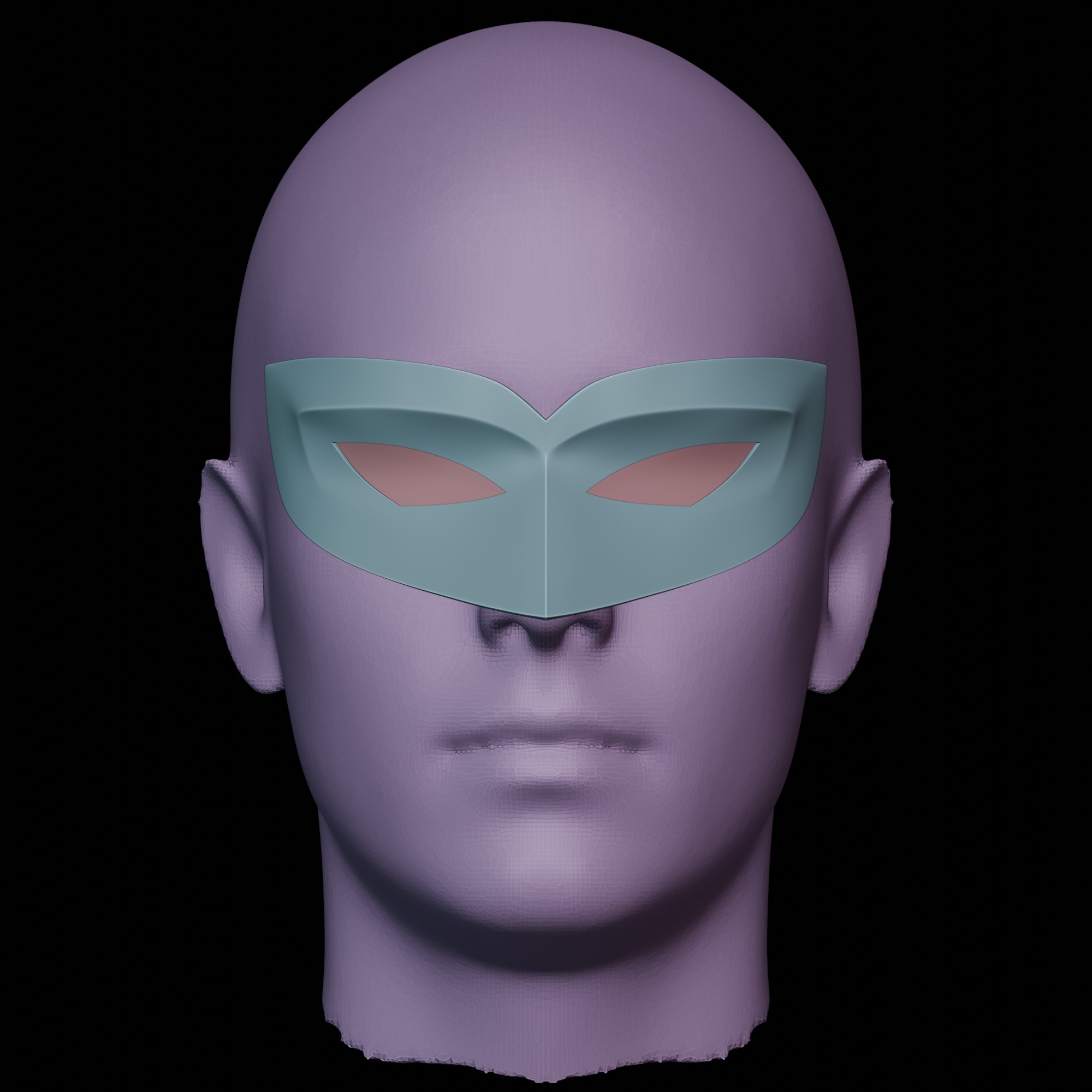 BTAS Nightwing Mask 3D Printable Model 3D print model_3