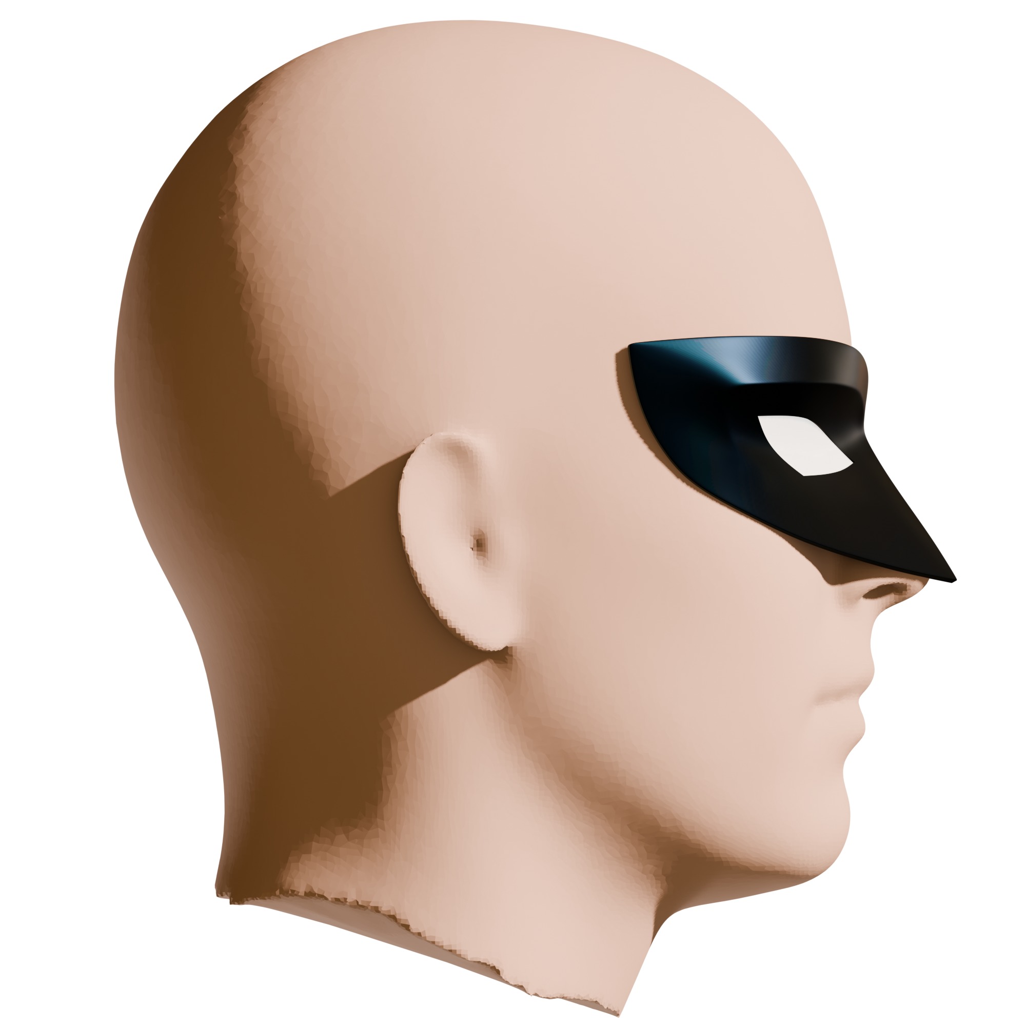 BTAS Nightwing Mask 3D Printable Model 3D print model_2