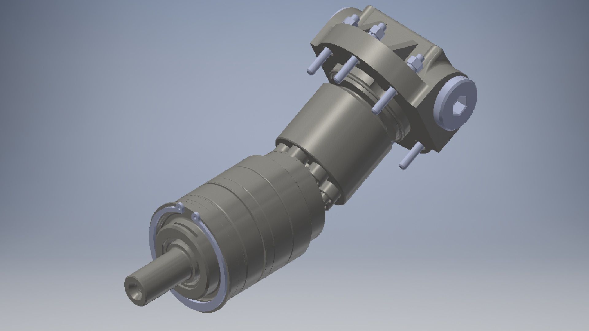 Hydraulic motor type 210 3d model 3D model_17
