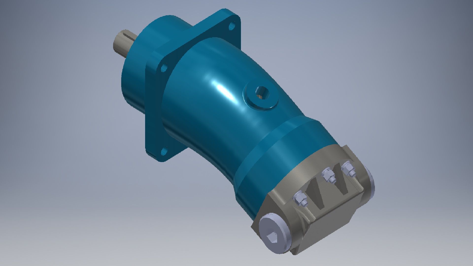 Hydraulic motor type 210 3d model 3D model_5