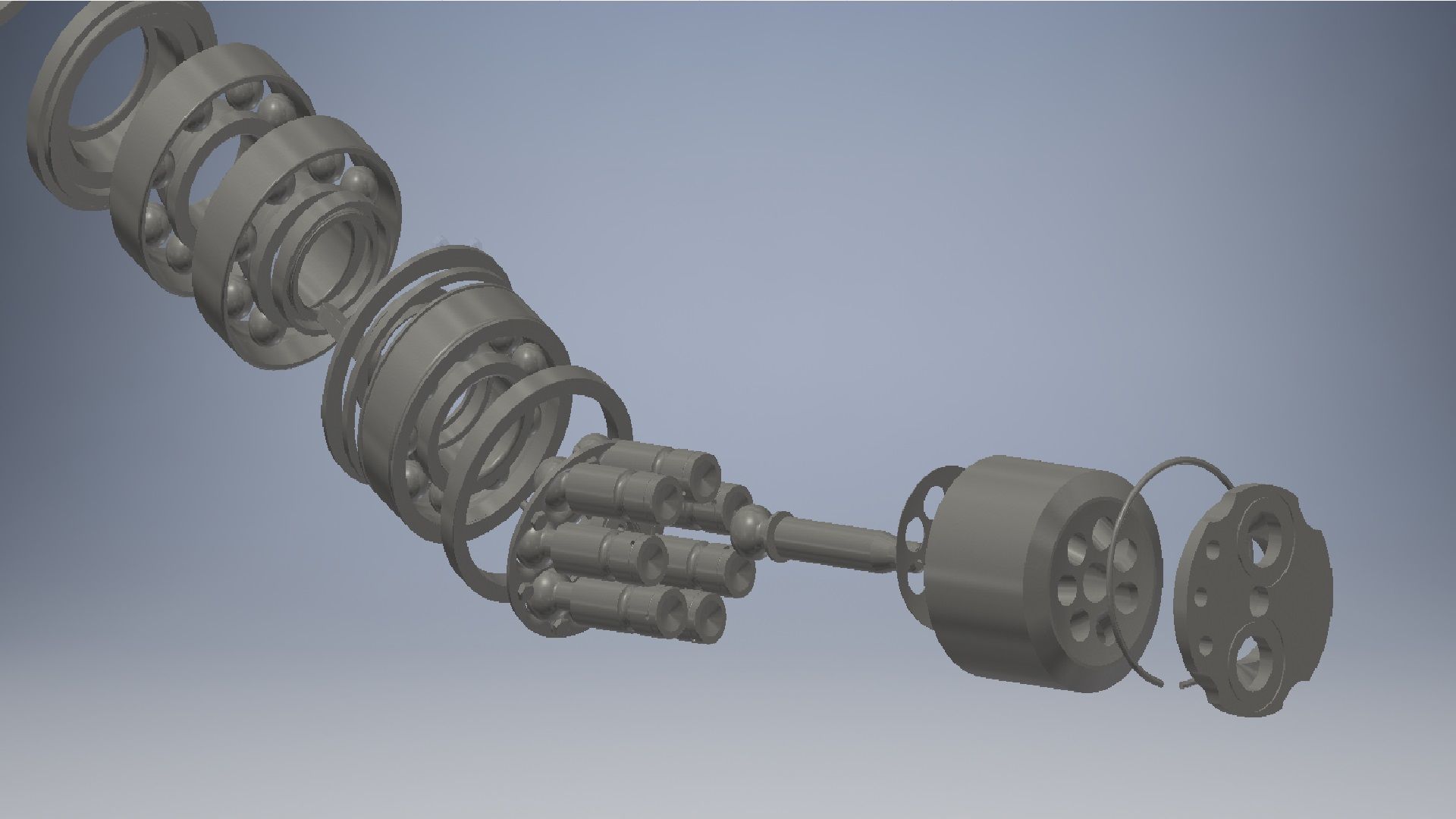 Hydraulic motor type 210 3d model 3D model_11